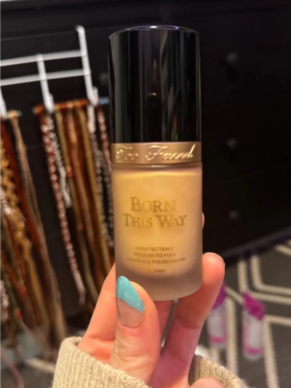 Too Faced Born This Way medium to full coverage light beige